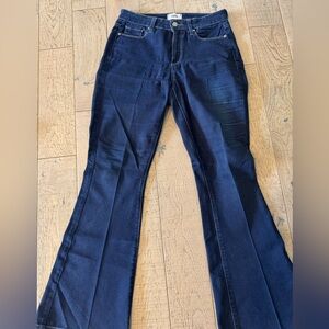paige flare jeans dark wash Jeans